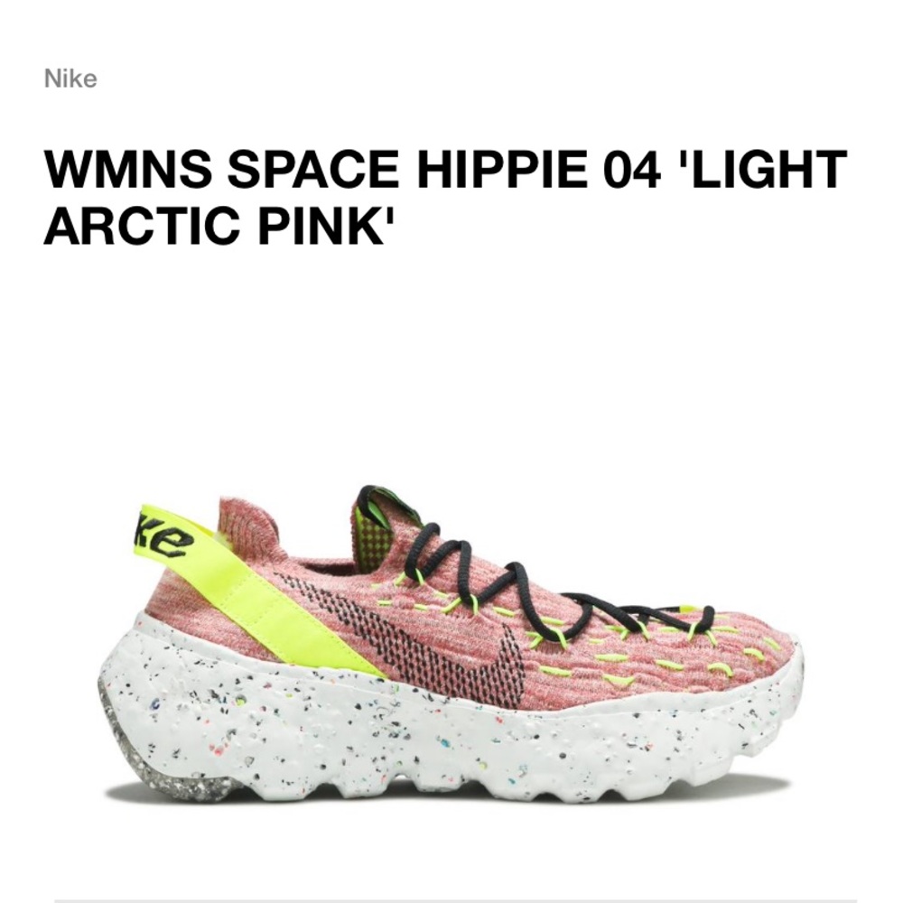 LIGHT ARCTIC PINK SPACE HIPPIE  '04 SIZE W9